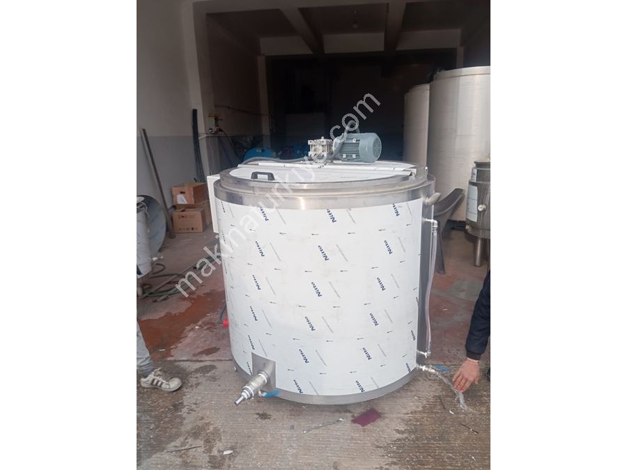 1 Ton Süt Kaynatma Pişirme Kazanı