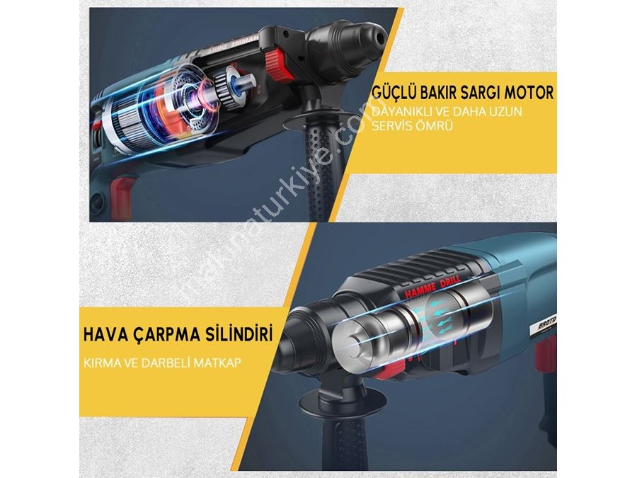 Elektrikli Profesyonel Pnömatik Kırıcı Delici Matkap