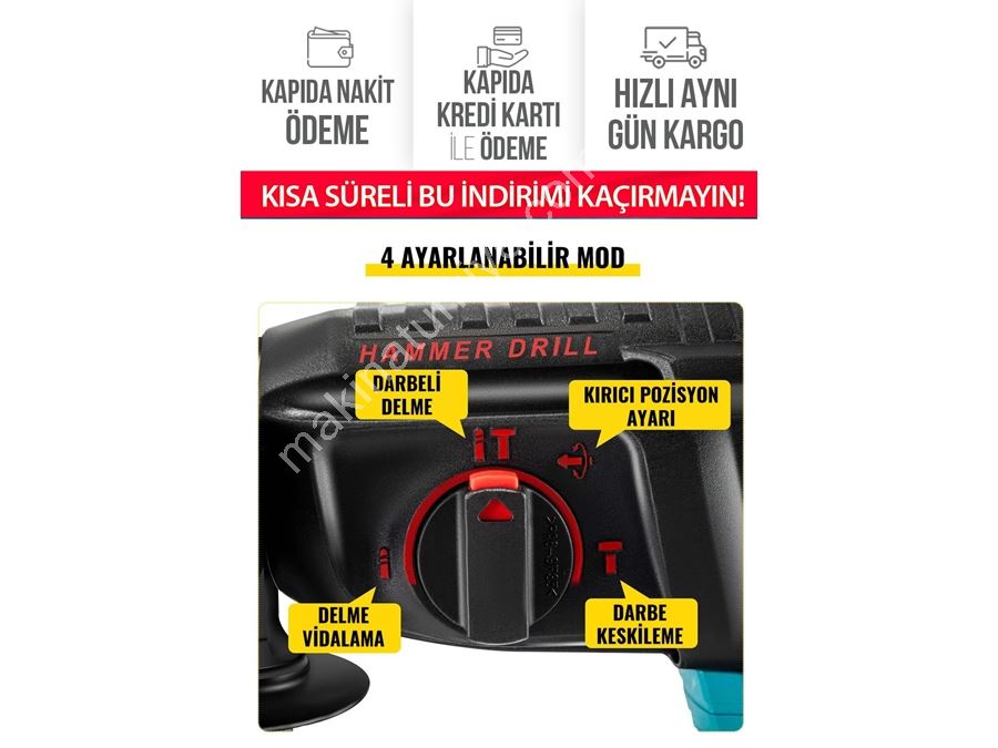 Elektrikli Profesyonel Pnömatik Kırıcı Delici Matkap