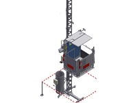 2000 Kg Dikey Kremayer Platform