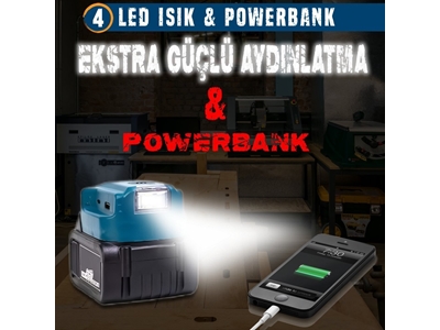 Akülü Kömürsüz 3In1 Set El Aletleri Seti - 5