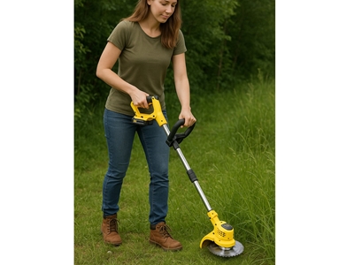 Çift Akülü Çim Biçme Makinası - 2