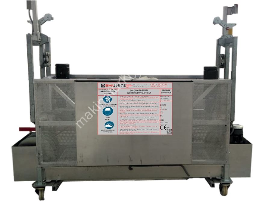 240 Kg Çift Kişilik Motorlu Çalışma Cephe Platformu