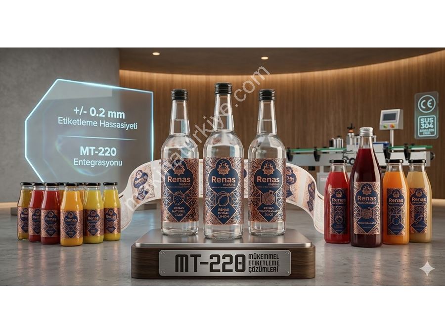 Tam Otomatik Şişe Etiketleme Makinesi