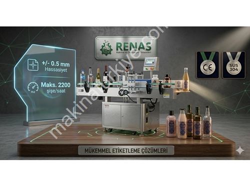 Tam Otomatik Şişe Etiketleme Makinesi