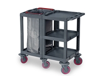 Plastic Cleaning Material Trolley (53x112x100 cm)