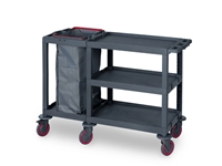 Plastic Cleaning Material Cart (53x143x100 cm)