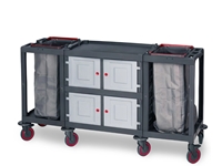 Chariot de Nettoyage en Plastique (53x184x100 cm)