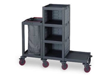 Chariot de Nettoyage en Plastique (53x152x136 cm)