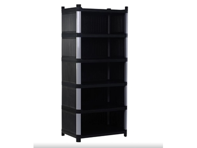 6 Katlı Kapalı Sabit Plastik Raf - 0