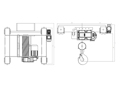 2 Ton Elektrikli Halatlı Vinç - 1
