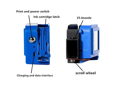25.4 mm Mini İnkjet Yazıcı - 3