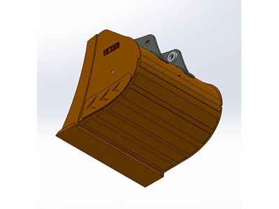 22 Ton Ekskavatör Ağır Hizmet Kepçe Kovası - 2