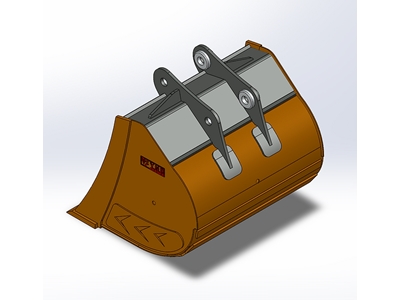 22 Ton Ekskavatör Ağır Hizmet Kepçe Kovası - 1