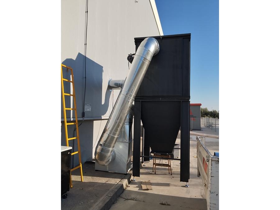 Sludge Thin Layer Dust Collection System
