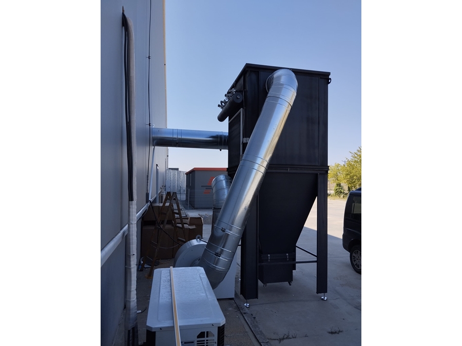 Sludge Thin Layer Dust Collection System