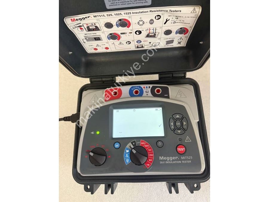 Megger MIT525 İzolasyon Direnci Test Cihazı