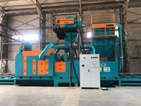4 Türbinli 1500mm*800mm Yatay Kontinü Kumlama Makinası