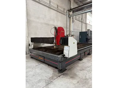 BAYKAL BRAND 2 x 6 METER 130 AMPER CNC PLASMA MACHINE 2006 MODEL