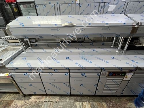 474 Litre Yükseltilmiş Make Up Tezgah Tipi Buzdolabı