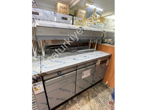 281 Litre Yükseltilmiş Make Up Tezgah Tipi Buzdolabı