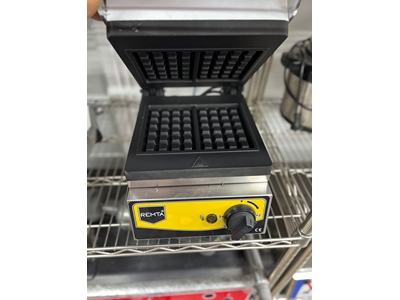 Tekli Kare-Çiçek Waffle Pişirme - 1