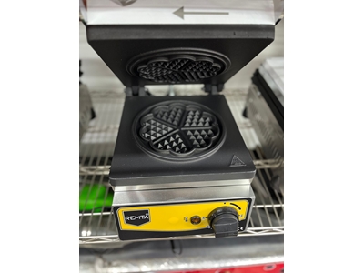 Tekli Kare-Çiçek Waffle Pişirme - 2