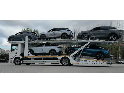 5 Araçlık Oto ve Araç Taşıma Treyleri