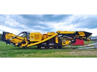 100-200 Ton/Saat Paletli Elekli Mobil Konik Kırıcı