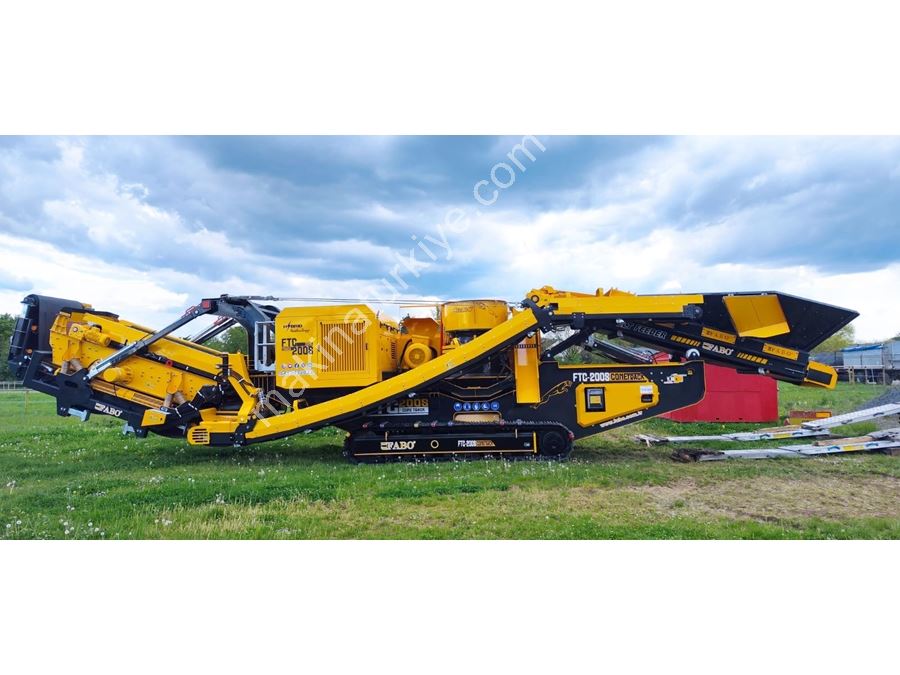 Concasseur conique mobile à tamis à chenilles de 100-200 Ton/Heure