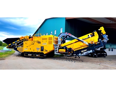 Concasseur conique mobile à tamis à chenilles de 100-200 Ton/Heure - 1