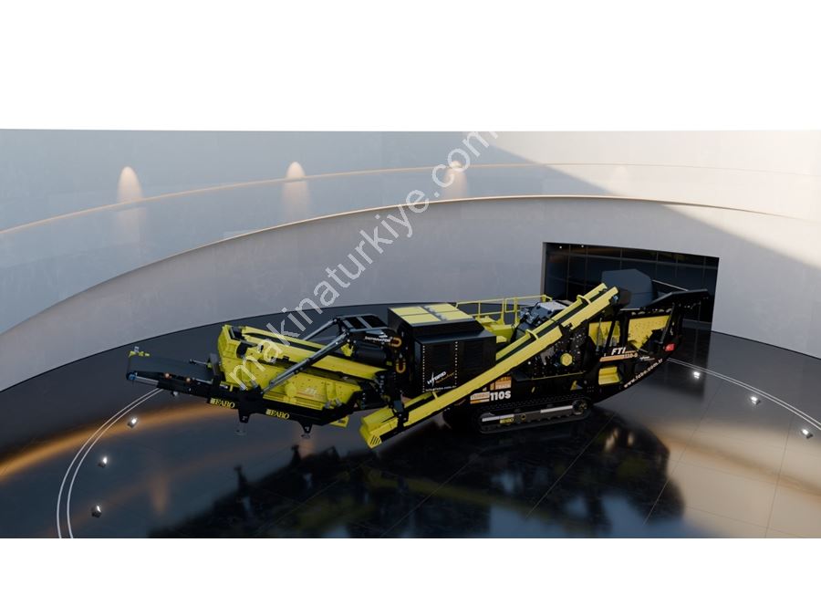 130-240 Ton/Saat Titreşimli Elekli Paletli Darbeli KırıcI