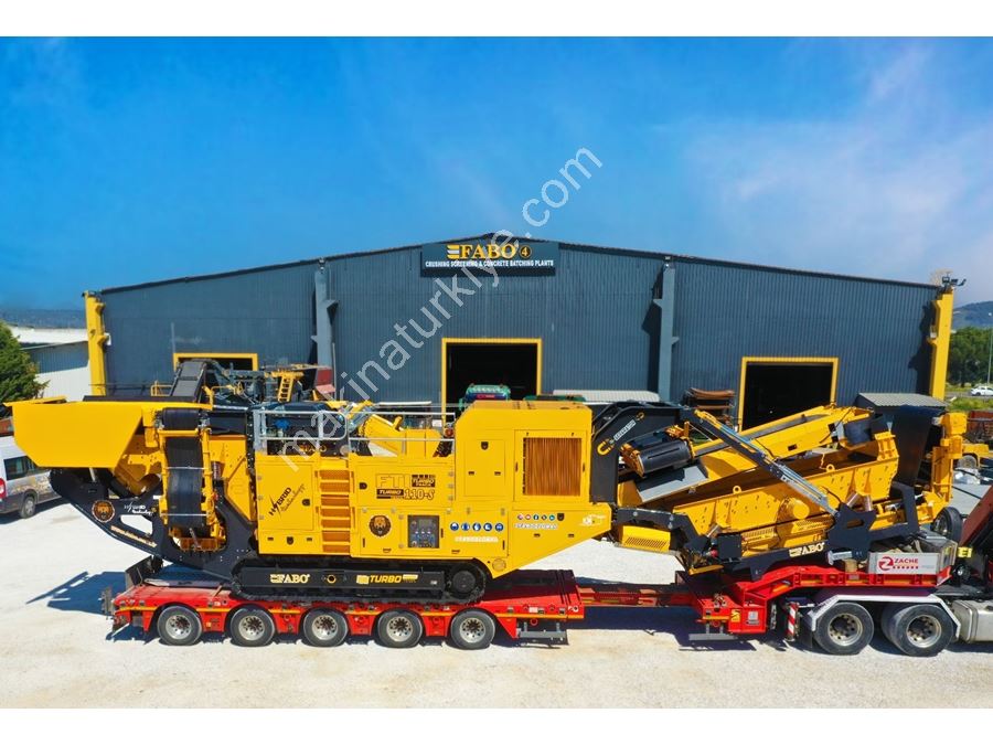 130-240 Ton/Saat Titreşimli Elekli Paletli Darbeli KırıcI