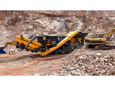 200-240 Ton/Saat Titreşimli Elekli Paletli Darbeli Kırıcı