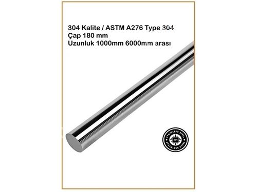 Ø 180 Mm Paslanmaz Çelik Çubuk