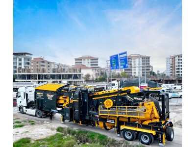 Mobil Kum Eleme Ve Yıkama Tesisi Titreşimli Elek - 0