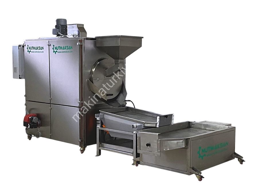 Four à rôtir des fruits secs rotatif 40-120 Kg/heure