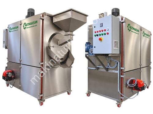 40-120 Kg/Hour Rotating Nut Roasting Oven