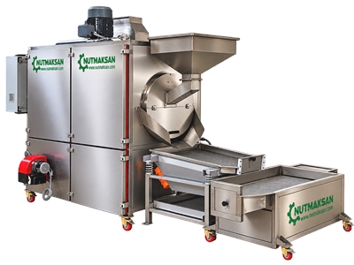 Four à rôtir des fruits secs rotatif 40-120 Kg/heure - 1
