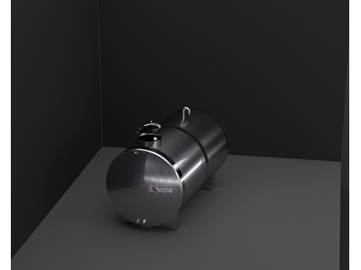 2 Tonluk Paslanmaz Çelik Silindirik Argon Kaynak Su Deposu - 5