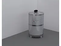 3 Tonluk Paslanmaz Çelik Silindirik Argon Kaynak Su Deposu