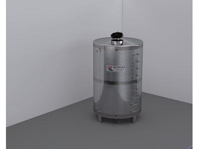 5 Tonluk Paslanmaz Çelik Silindirik Argon Kaynak Su Deposu - 4