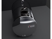 5 Tonluk Paslanmaz Çelik Silindirik Argon Kaynak Su Deposu