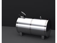 6 Tonluk Paslanmaz Çelik Silindirik Argon Kaynak Su Deposu