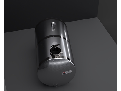 6 Tonluk Paslanmaz Çelik Silindirik Argon Kaynak Su Deposu - 6