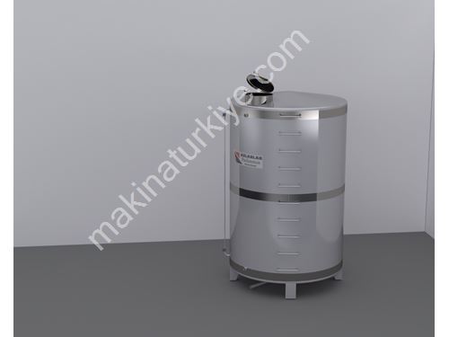 7 Tonnen Edelstahlzylindrischer Wassertank