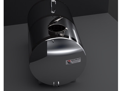 8 Tonluk Paslanmaz Çelik Silindirik Argon Kaynak Su Deposu - 5