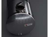 9 Tonluk Paslanmaz Çelik Silindirik Argon Kaynak Su Deposu