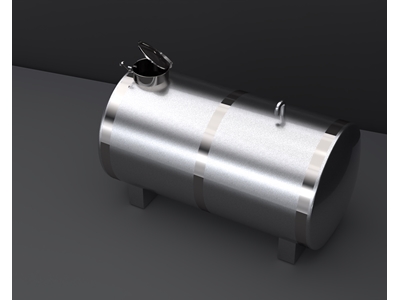 9 Tonluk Paslanmaz Çelik Silindirik Argon Kaynak Su Deposu - 6