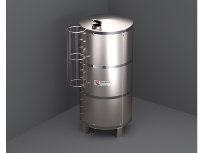 15 Tonluk Paslanmaz Çelik Silindirik Argon Kaynak Su Deposu - 1